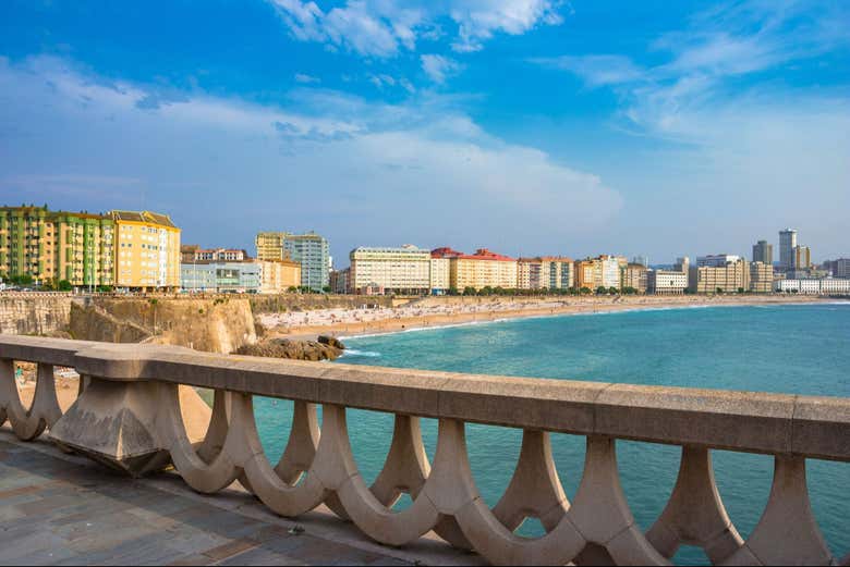 Balcón de la playa de Riazor
