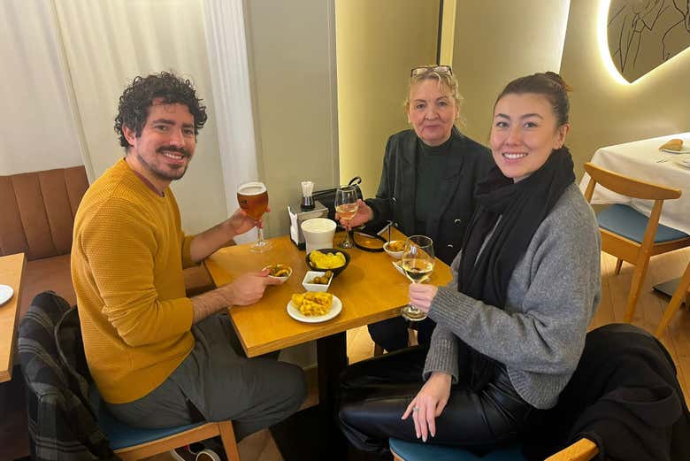 Durante l'esperienza di degustazione