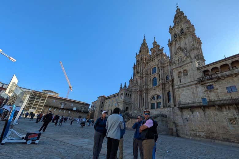 Veremos el exterior de la Catedral de Santiago