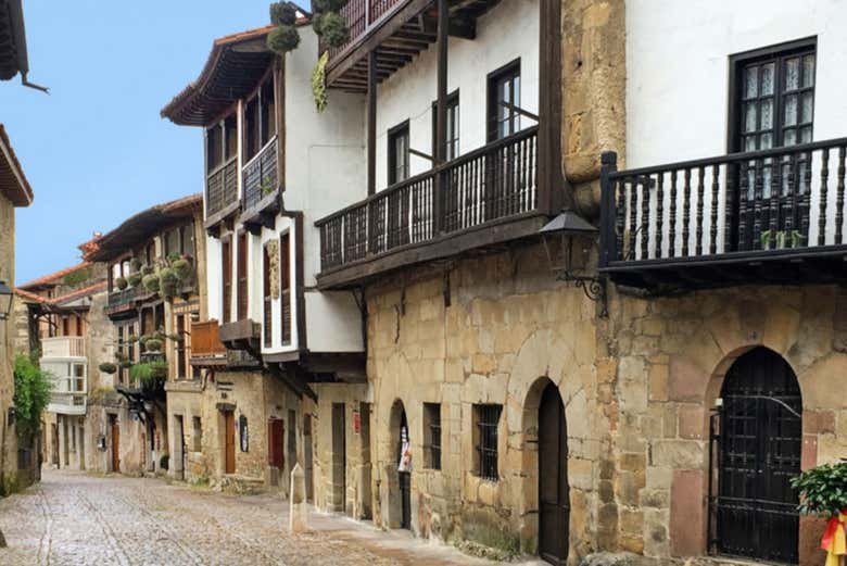 Casas típicas en Santillana del Mar