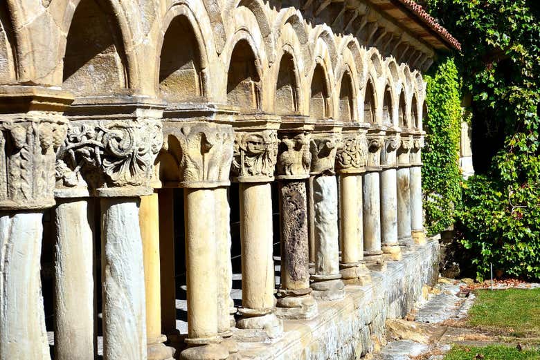 Columnas de la Colegiata de Santillana del Mar