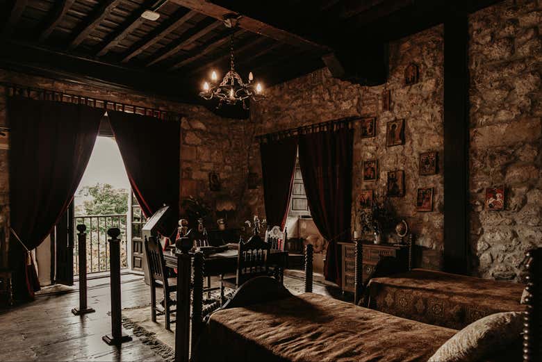 A bedroom in the palace