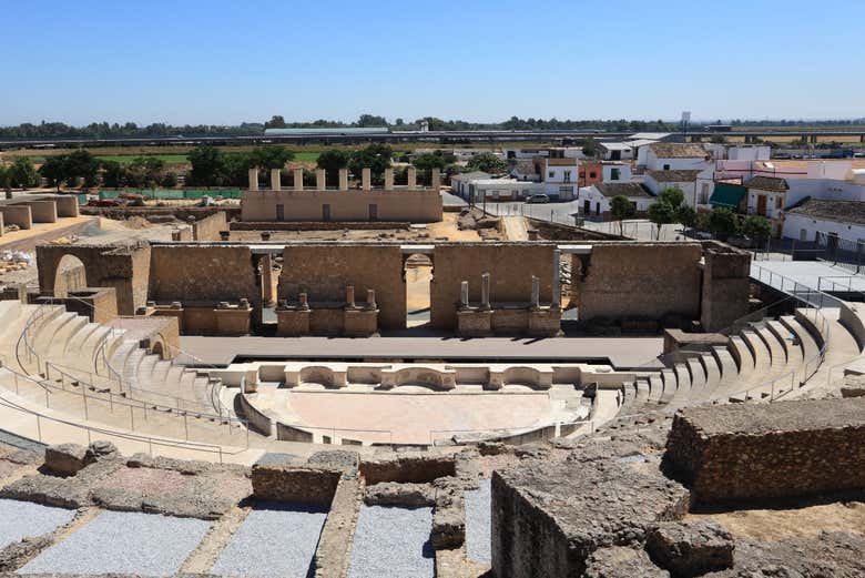 The amphitheater in Italica
