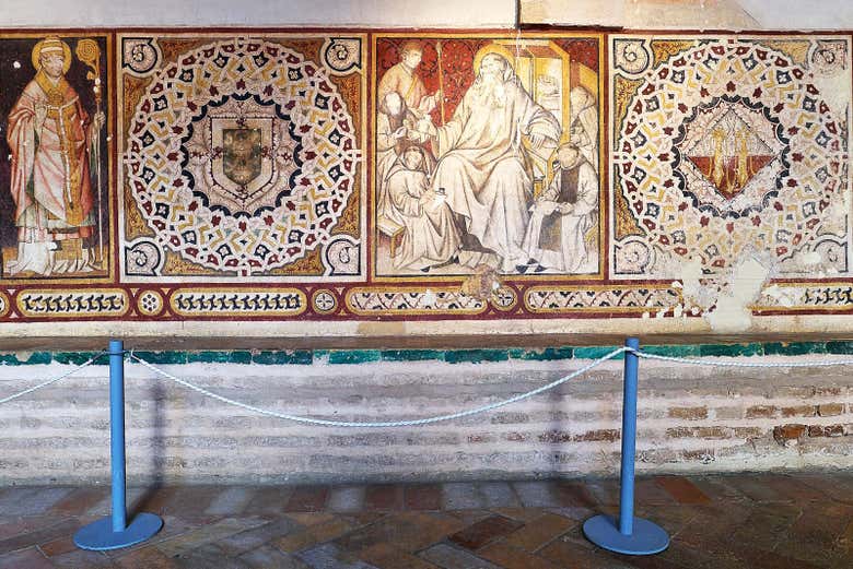 Fresques et mosaïques du monastère