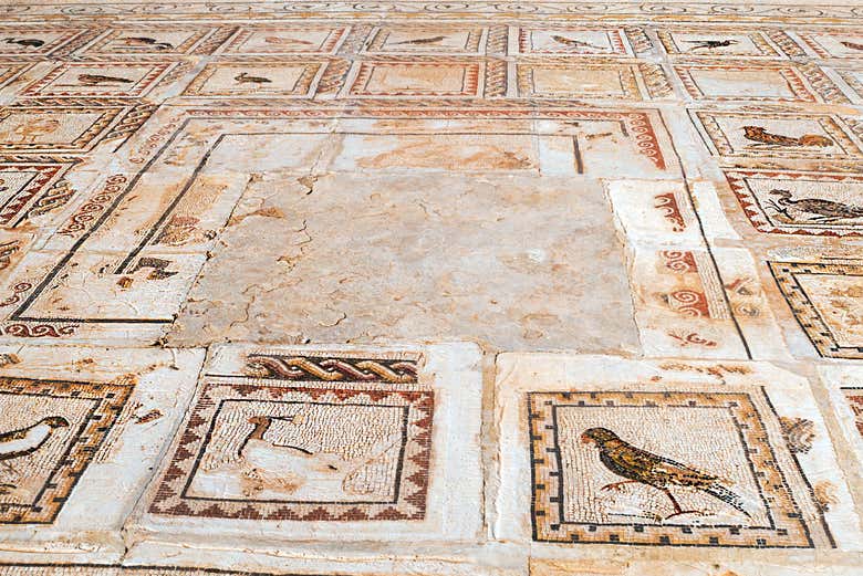 Casa de los Pájaros en el conjunto arqueológico de Itálica