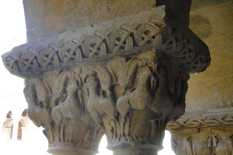 Capitel de la abadía de Santo Domingo de Silos