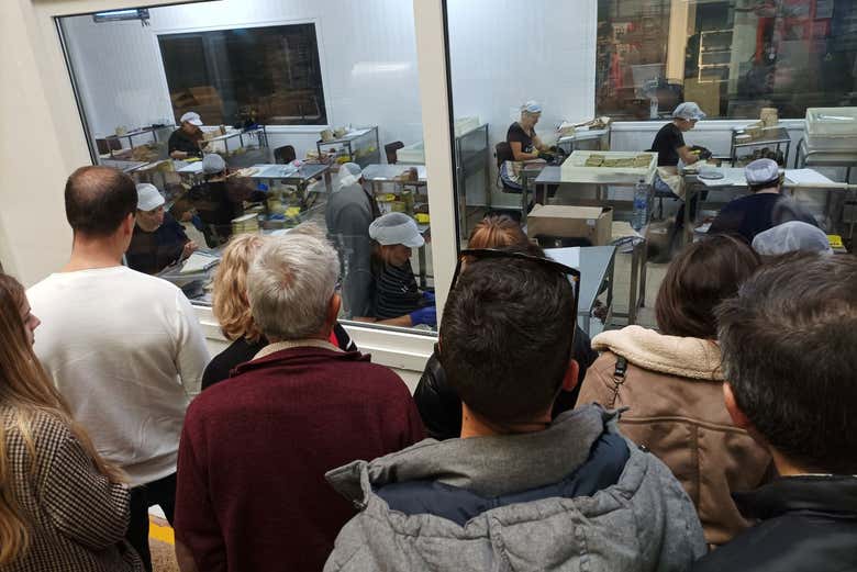 Inside the canning factory