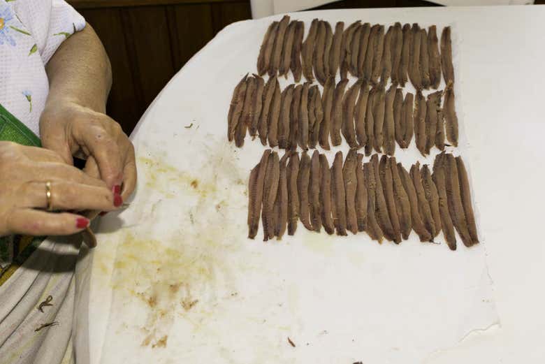 Marché aux anchois de Santoña