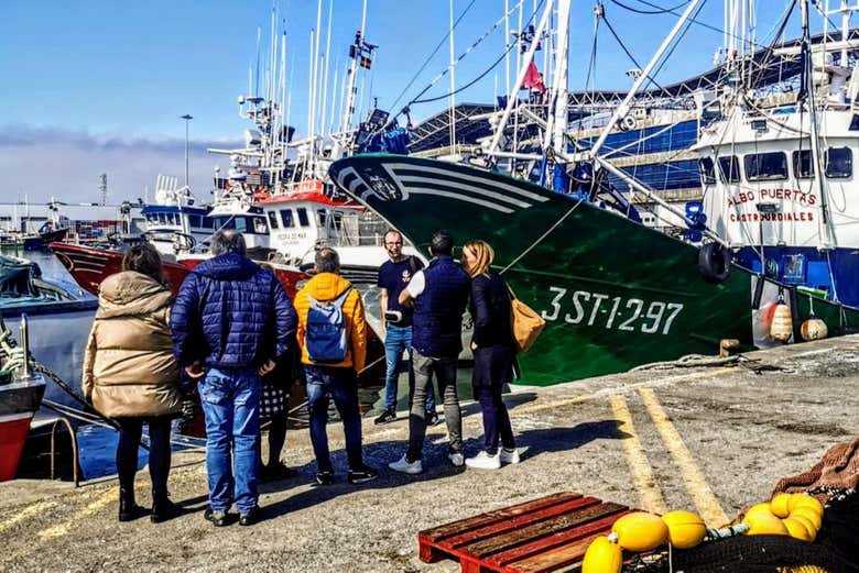 Dans le port de Santoña