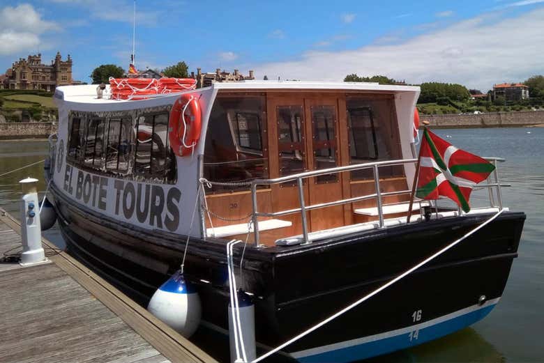 Barco desde Santurtzi