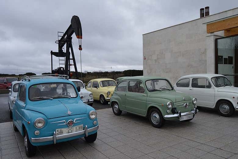 Carros antigos no museu