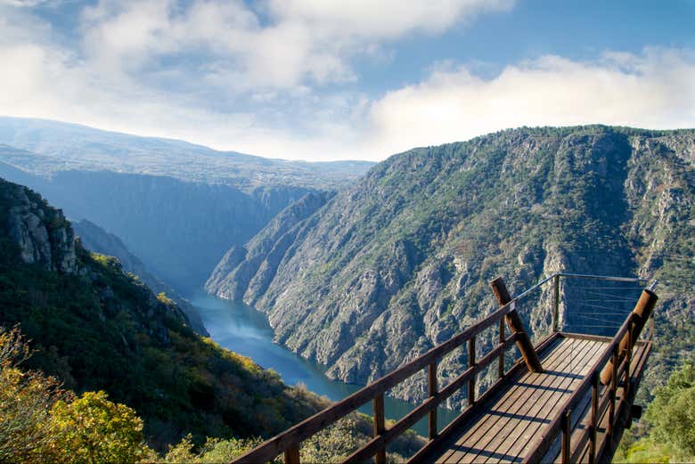 Visitaremos distintos miradores de los Cañones del Sil