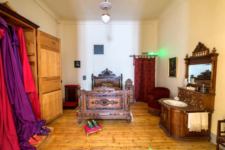 Um dos quartos do palácio
