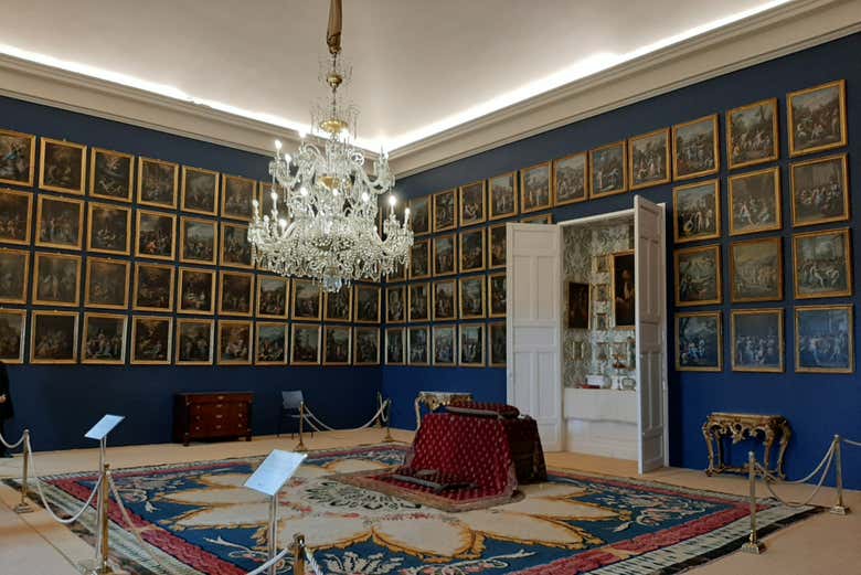 Una delle sale del Palazzo Reale di Riofrío