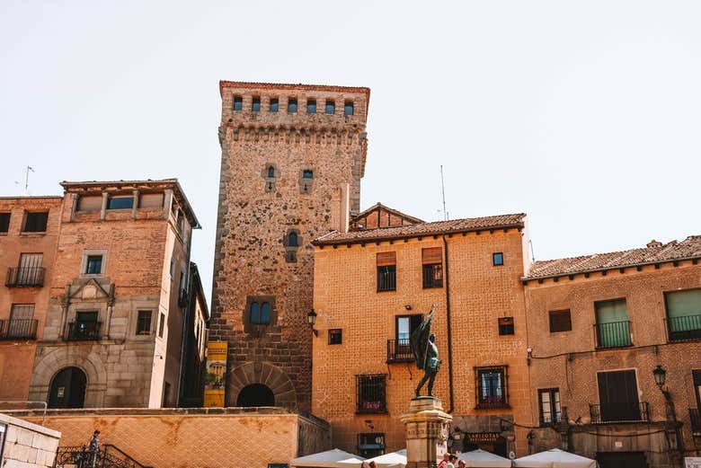 Plaza de Medina del Campo, situada en el centro de Segovia