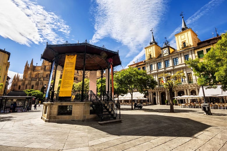 The Plaza Mayor of Segovia