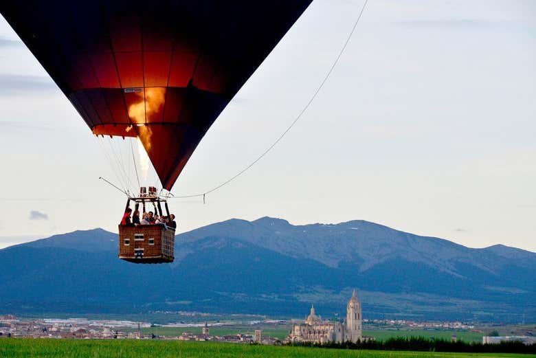 Flying over Segovia