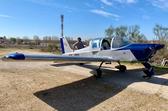 Paseo en avioneta por Segovia