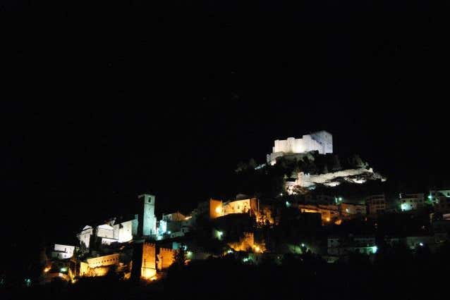 Paisajes nocturnos de Segura de la Sierra