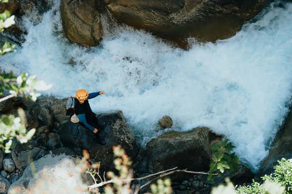 Canyoning no rio Tins