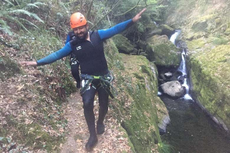 Canyoning no rio Tins