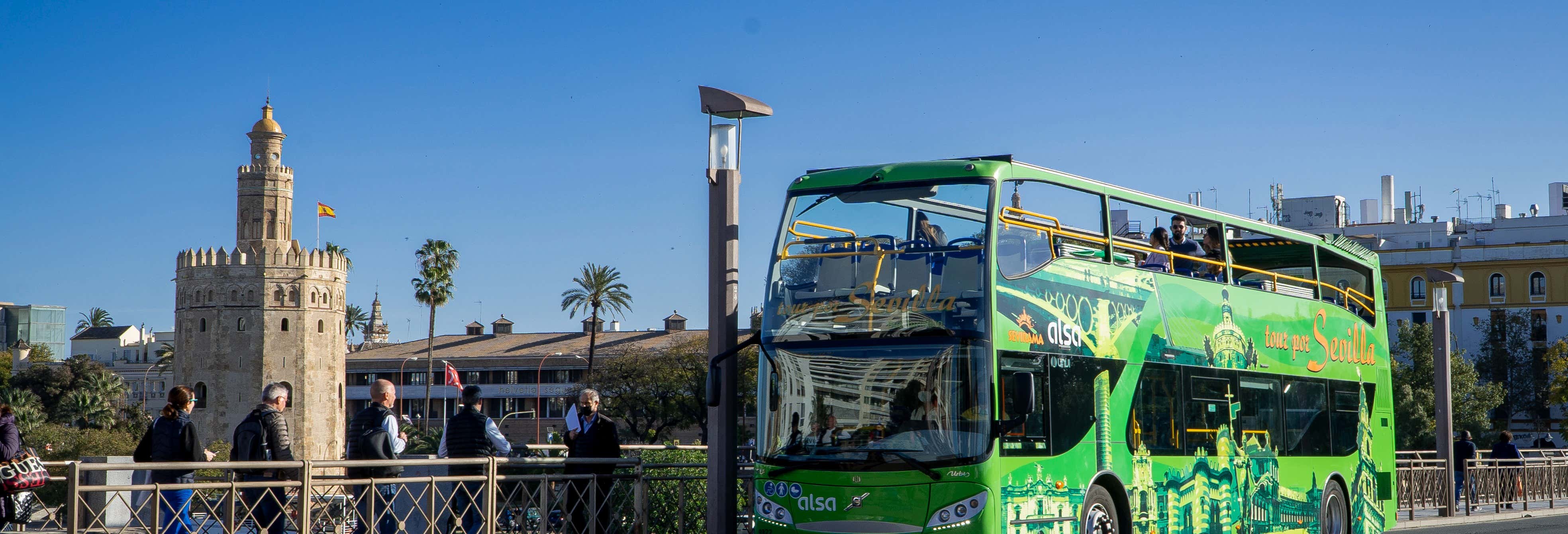 Autobús turístico en Sevilla