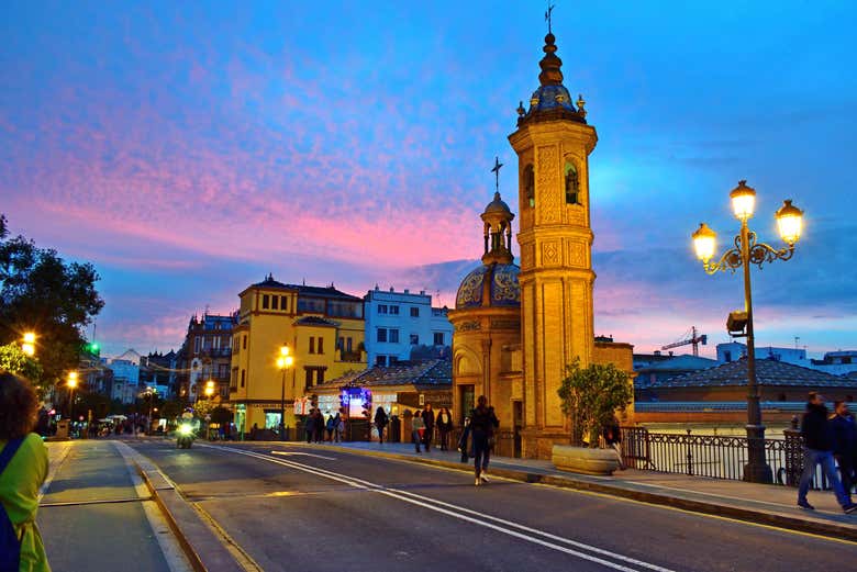 Anochecer sobre Triana