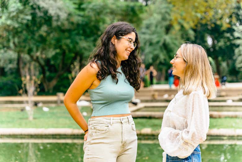 Sesión de fotos en el Parque de María Luisa