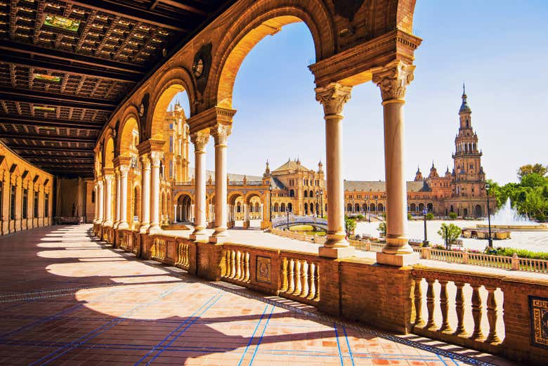 Plaza de España, uno de los principales emblemas de Sevilla