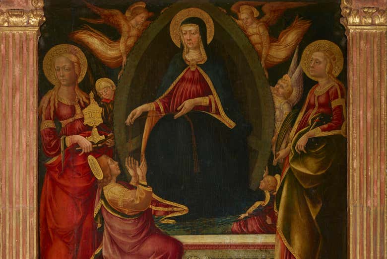 Obras de arte en el palacio de la Casa de Alba en Sevilla