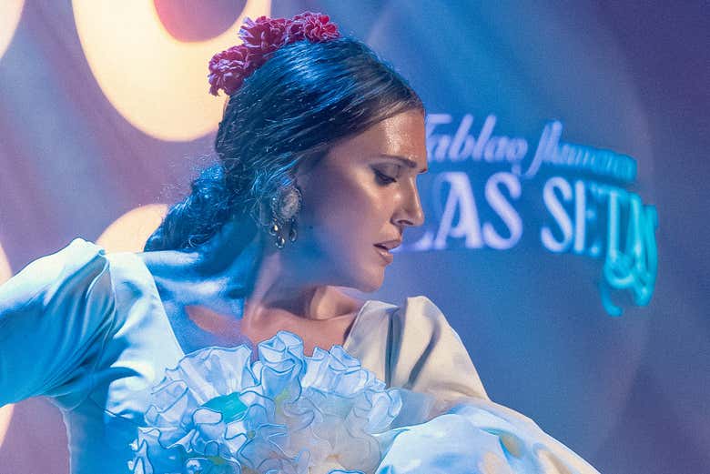 Una de las bailaores que veréis en el tablao Las Setas