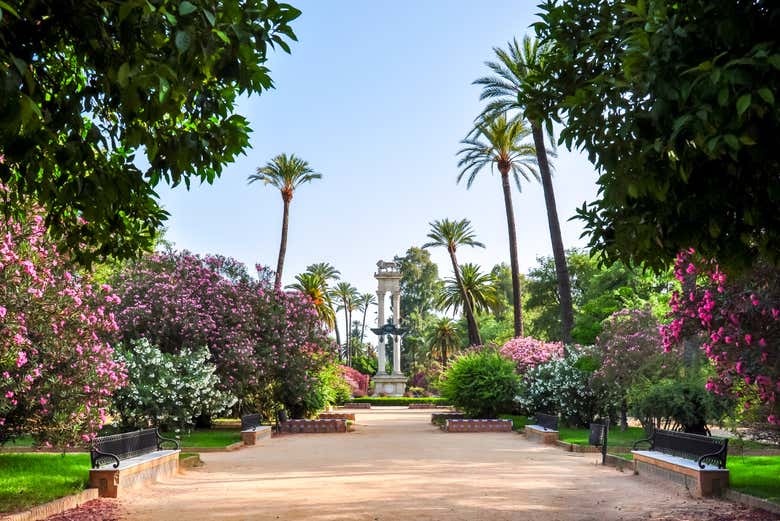 Parcourez le parc María Luisa