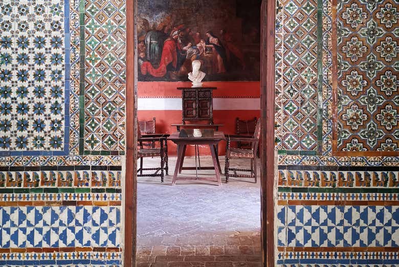Una de las estancias de la Casa de Pilatos