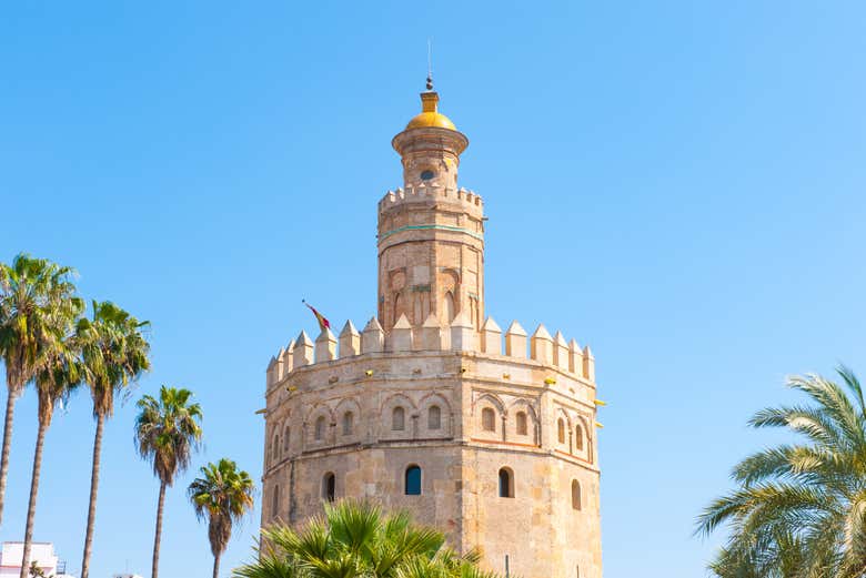 Detalle de la Torre del Oro