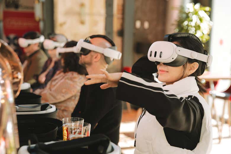 Disfrutando de la experiencia inmersiva