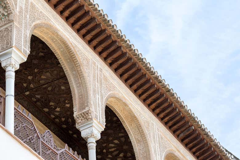 Detalle de los tejados del Real Alcázar de Sevilla