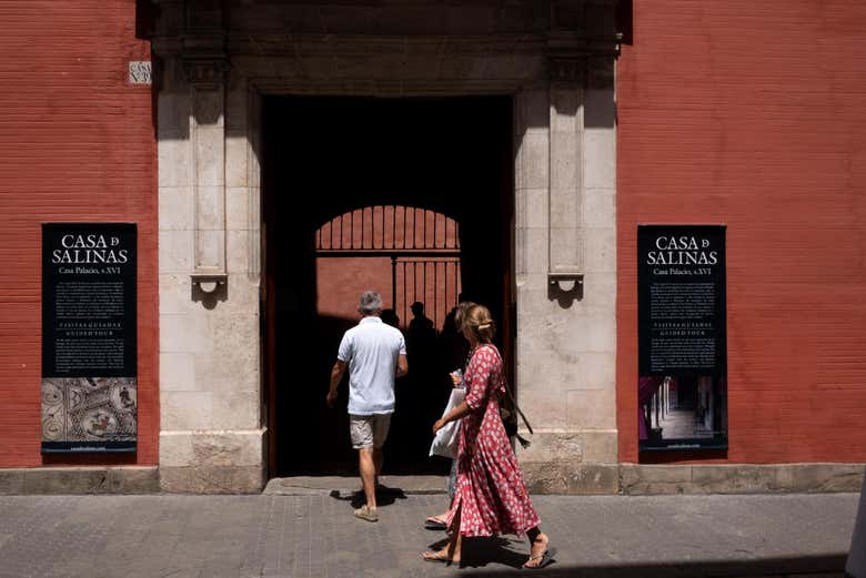 Entrance to the Casa de Salinas