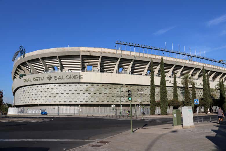 Exterior of the Benito Villamarín stadium