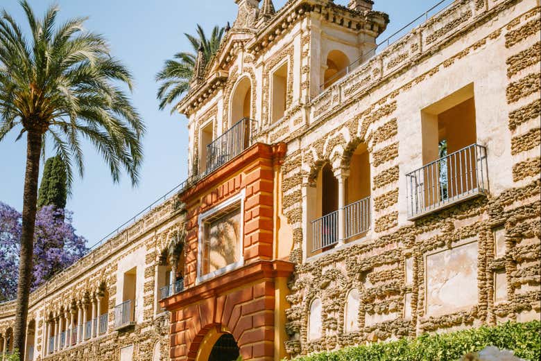 Façade de l'Alcazar de Séville