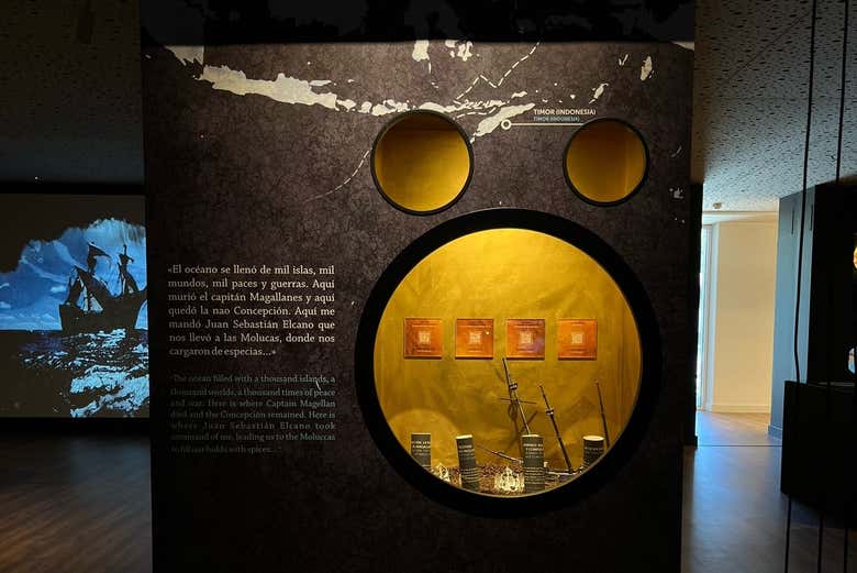 Uno de los paneles informativos de la exposición