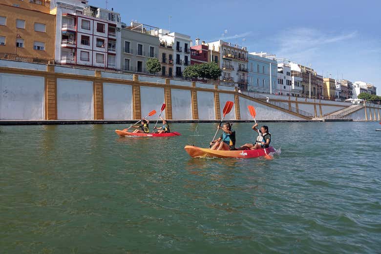 Kayaks en Sevilla