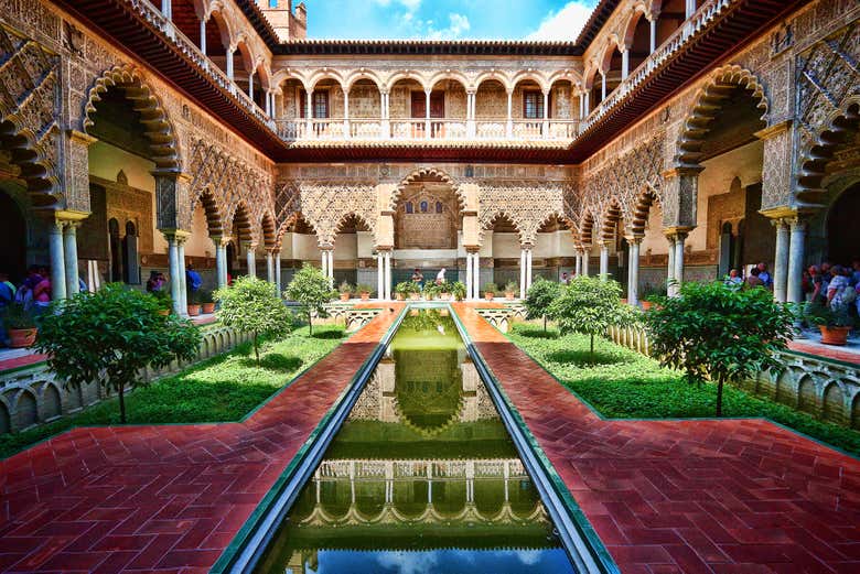 Patio del Real alcázar de Sevilla
