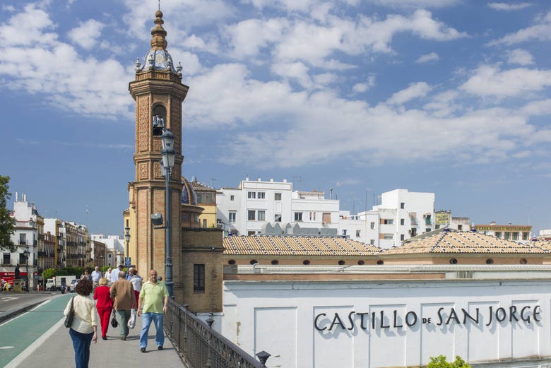 Triana Market and the Castle of San Jorge