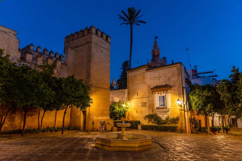 Le mura esterne dell'Alcázar