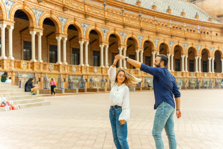 La Plaza de España es el escenario perfecto para hacer fotos