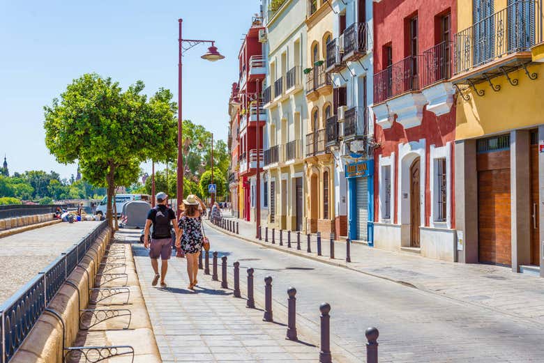 The colourful Betis street
