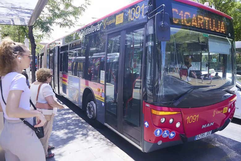 Bus à l'un des arrêts