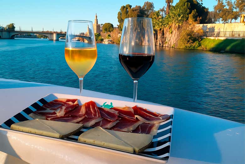 Aperitivo que podréis tomar a bordo