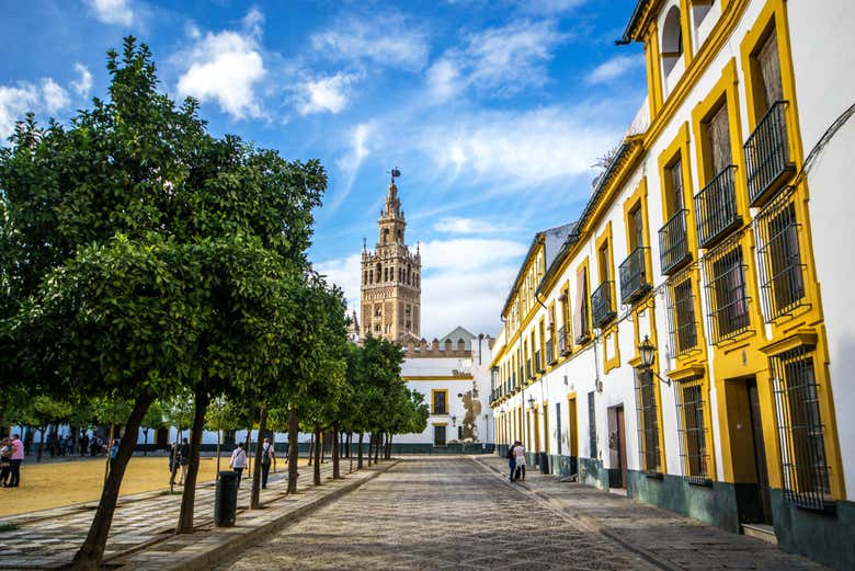 Visit the Patio de Banderas
