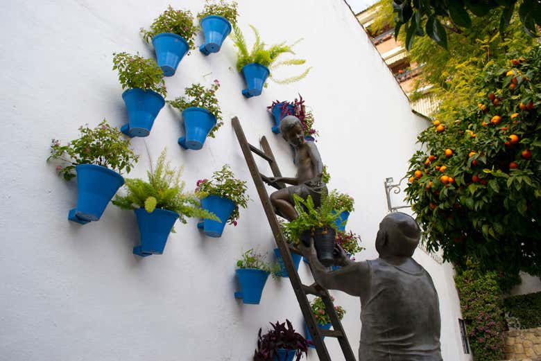 A traditional courtyard en Cordoba 